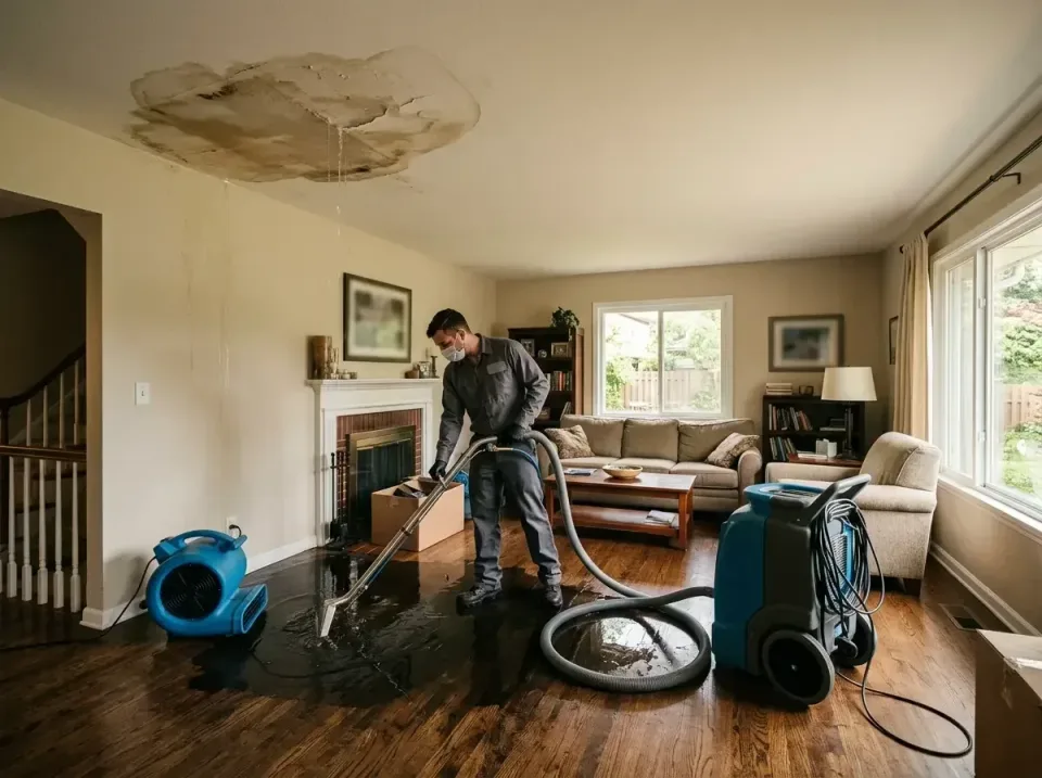 attic-pipe-burst-ceiling-drip-008 — frequently asked questions, Water Damage Restoration & Carpet Care in Hartford, KY